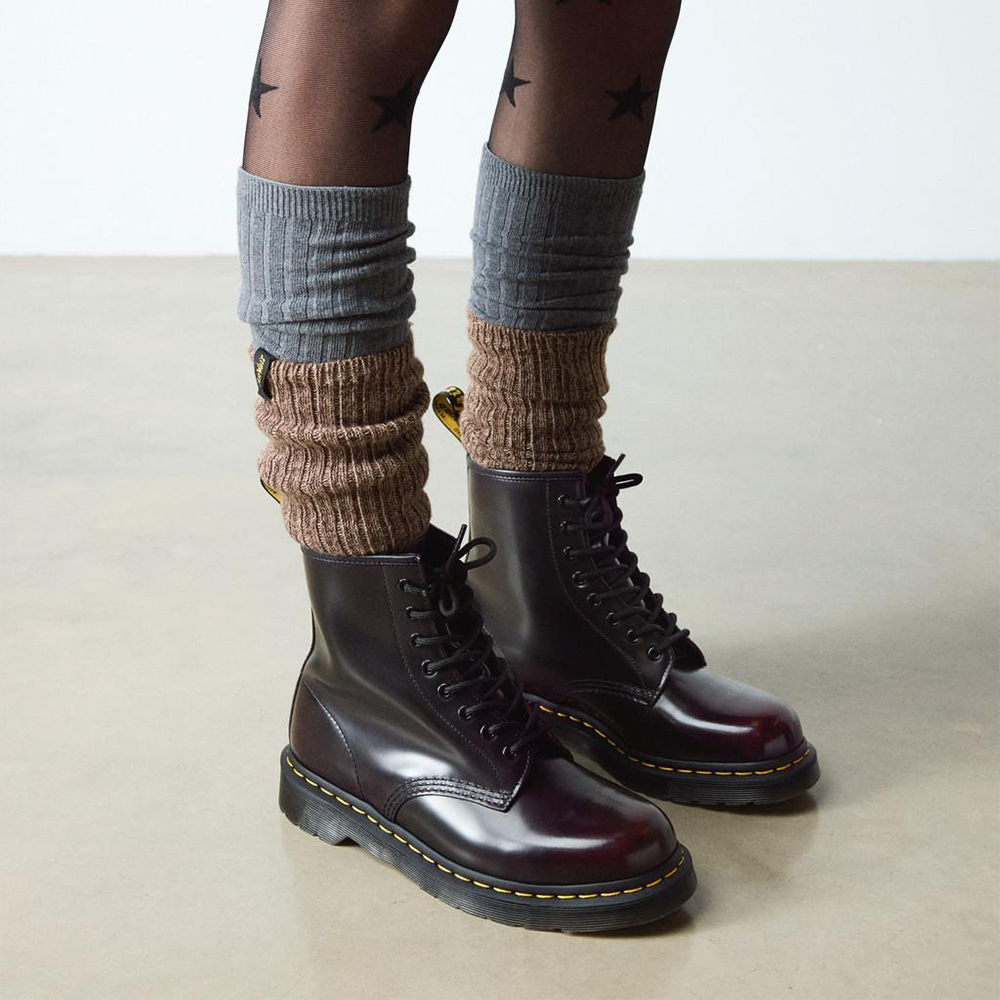Dr. Martens 1460 Arcadia Leather Boots 'Cherry Red Arcadia'